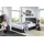 Atlantic Home Collection Boxbett Benita, mit Taschen-Federkernmatratze und Bettkasten, grau