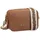 Valentino Zero Re Umhängetasche Kunstleder Beige