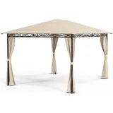 Blumfeldt Mondo 3 x 4 m inkl. 4 Seitenteile Beige