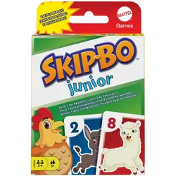 Mattel Games Skip-Bo Junior Kinderspiel, Kartenspiel, Familienspiel