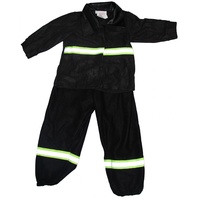Foxxeo Feuerwehrmann Kostüm für Kinder Feuerwehr Kostüme Baby Größe 68-74