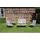 SonnenPartner Charité Gartentisch 120 x 60 x 45 cm Alu/Teakholz