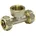 T-stück 16 X 2 1/2 16 X 2 Metall Gold