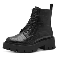 TAMARIS Damen Elegante Stiefelette 1-25286-41 Schwarz 028 Black Cro...