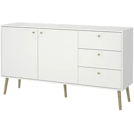 Home Affaire Sideboard Bodo 147,2 x 81,7 x 39,1 cm Weiß