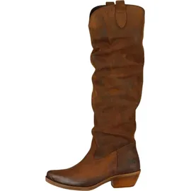 felmini wide fit Stiefel Stiefel Leder - Braun - 36