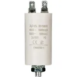 Fixapart 11003 Anlaufkondensator Betriebskondensator 3uF 3μF mit STECKER (Motorkondensator)
