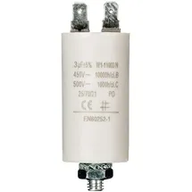 Fixapart 11003 Anlaufkondensator Betriebskondensator 3uF 3μF mit STECKER (Motorkondensator)