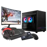 VIST M4M Gaming PC Komplett Set R7 5700G 32GB RX VEGA8 SSD 1TB WIFI Win11 27"