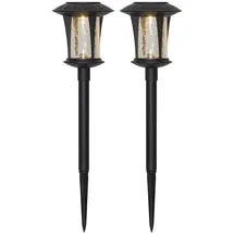 Star Trading LED-Solarlampen Monaco warmweiß 2er Set