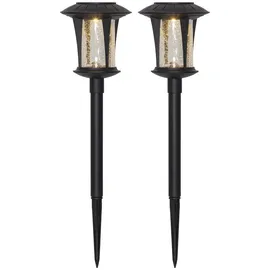 Star Trading LED-Solarlampen Monaco warmweiß 2er Set
