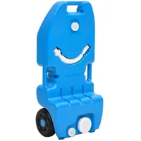 VidaXL Camping-Wassertank mit Rollen 25 L Blau