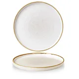 Churchill Stonecast Barley White walled 26cm, Teller, Weiss