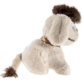 HEUNEC 649668 - SANDMANN Moppi Beanie, GRS Recycled Plüsch, 15 cm