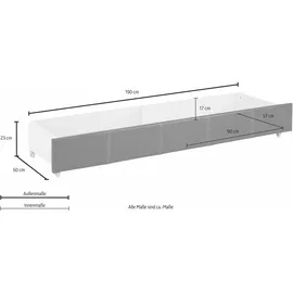 OTTO home Home Maja, mit zwei Innenfächer Aufteilung, für viel Stauraum, Breite 190 cm