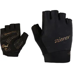 ZIENER CRISSI bike glove lady BLACK.GOLD ART