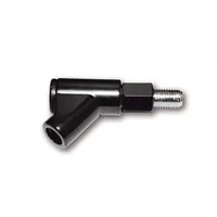 Paaschburg & Wunderlich Spiegel-Adapter M 10x1,25, Rechtsgewinde, schwarz,