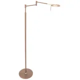 Steinhauer Stehleuchte Stehlampe Schlafzimmerleuchte Leselampe bronze Dimmer LED H 105 cm