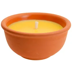 CITRONELLA - Citronella Anti-Mücken-Kerze mit Schlammbehälter Größen: Ø13X6,5Cm Euro/Uni