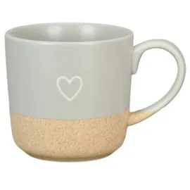 Krasilnikoff Becher mit Henkel 0,4 l Grau