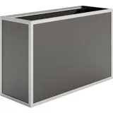 KGT Aluminium Hochbeet 130 121 x 45 x 77 cm Silber