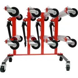KS Tools performance Aufbewahrungsgestell mit vier mechanischen Rangierhilfen, 5-tlg - 160.1225