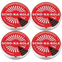 schokolade-specials SCHO KA KOLA Zartbitterschokolade 4 Packungen 100 g
