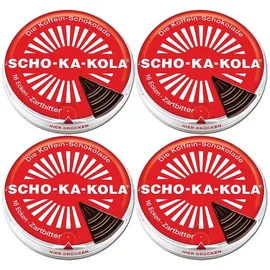 schokolade-specials SCHO KA KOLA Zartbitterschokolade 4 Packungen 100 g