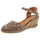 Verbenas "MALENA LEO", Damen, Gr. 39, leodruck, Veloursleder, Schuhe Slingpumps, Keilsandalette, Sommerschuh, Urlaubsschuh im Leo-Look