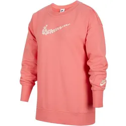 NIKE Kinder Sweatshirt G NSW FT BF CREW, PINK SALT/CASHMERE, M