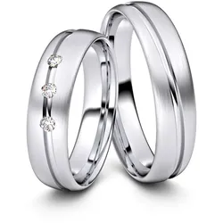 Trauringe Aachen 750er Weiflgold - 6750