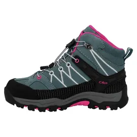 CMP Rigel Mid WP Kinder Mineral Green/Purple Fluo 35