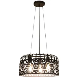 Rabalux Alessandra 3-flg. 40 cm schwarz