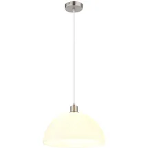 GLOBO LED Pendelleuchte 1-flg. 120 cm oval Silber