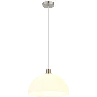 GLOBO LED Pendelleuchte 1-flg. 120 cm oval Silber
