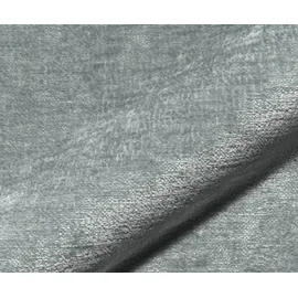 DeLife Drehstuhl Abelia-Flex mit Armlehnen Chenille Pastellblau Fußkreuz Weiß 360° drehbar Wippfunktion, Esszimmerstühle