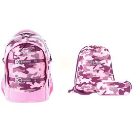2be Camoflage 3-tlg. Pink