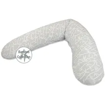 Theraline Stillkissen Bamboo Collection, Grau, Weiß, Hellgrau, Textil, ca.