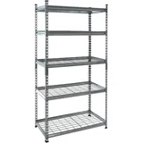 Estexo Steckregal Lagerregal 180x90x45 cm Werkstattregal Gitterboden