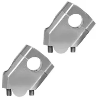 Tourtecs Lenkererhöhung Tourtecs 40mm Silber Aluminium kompatibel mit Lenker
