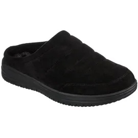 SKECHERS Herren Murette Garvanza Slipper, Schwarze Mikrofaser, 45 EU