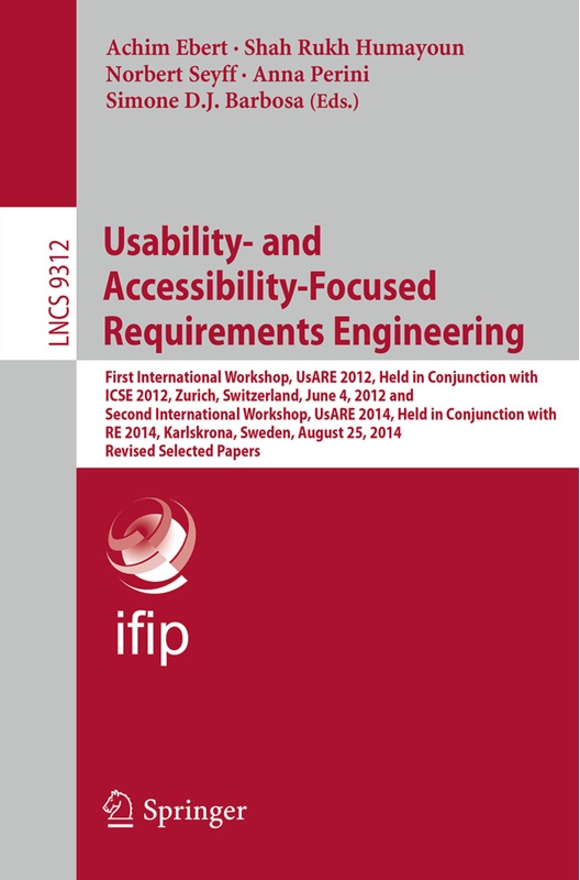 Usability- And Accessibility-Focused Requirements Engineering, Kartoniert (TB)