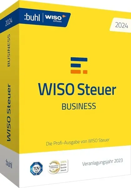 WISO Steuer 2024 Business (Steuerjahr 2023) | Sofortdownload + Produktschlüssel