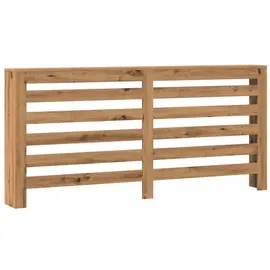 vidaXL Heizkörperverkleidung, Heizungsverkleidung Modernes Latten-Design, Heizkörperabdeckung für Wohnzimmer, Heizungsabdeckung, Artisan-Eiche Holzwerkstoff