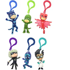Joy Toy 707002 PJ Masks 3D PVC Schlüsselanhänger/Clip On 6 cm, sortiert