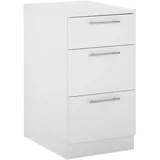 XXXLutz Xxxl Mehrzweckschrank, Weiß, Metall, 3 Schubladen, 50x92x68 cm, Made in EU, erweiterbar, stehend, Waschküche, Mehrzweckschränke