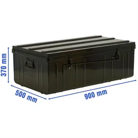 Proregal Aufbewahrungsbox Metall 37x90x50cm Anthrazit abschließbar