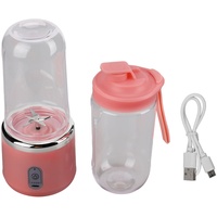 Tnfeeon Tragbarer Mixer, Home Personal Mini Electric Smoothie Mixer Maker Fruit Juicer Cup für Reisesportküche(B)