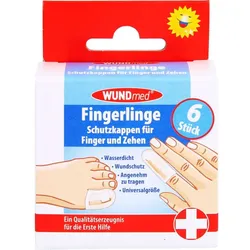 FINGERLING Schutzkappen für Finger und Zehen 6 St.