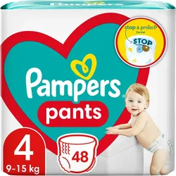 Pampers Pants Size 4 Einweg-Windelhöschen 9-15 kg 48 St.